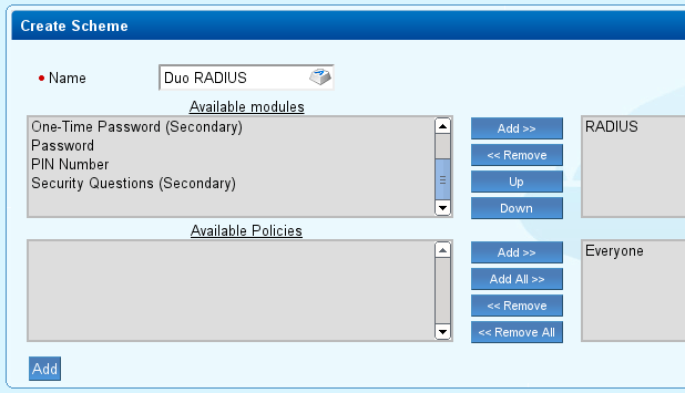 Authentication Scheme