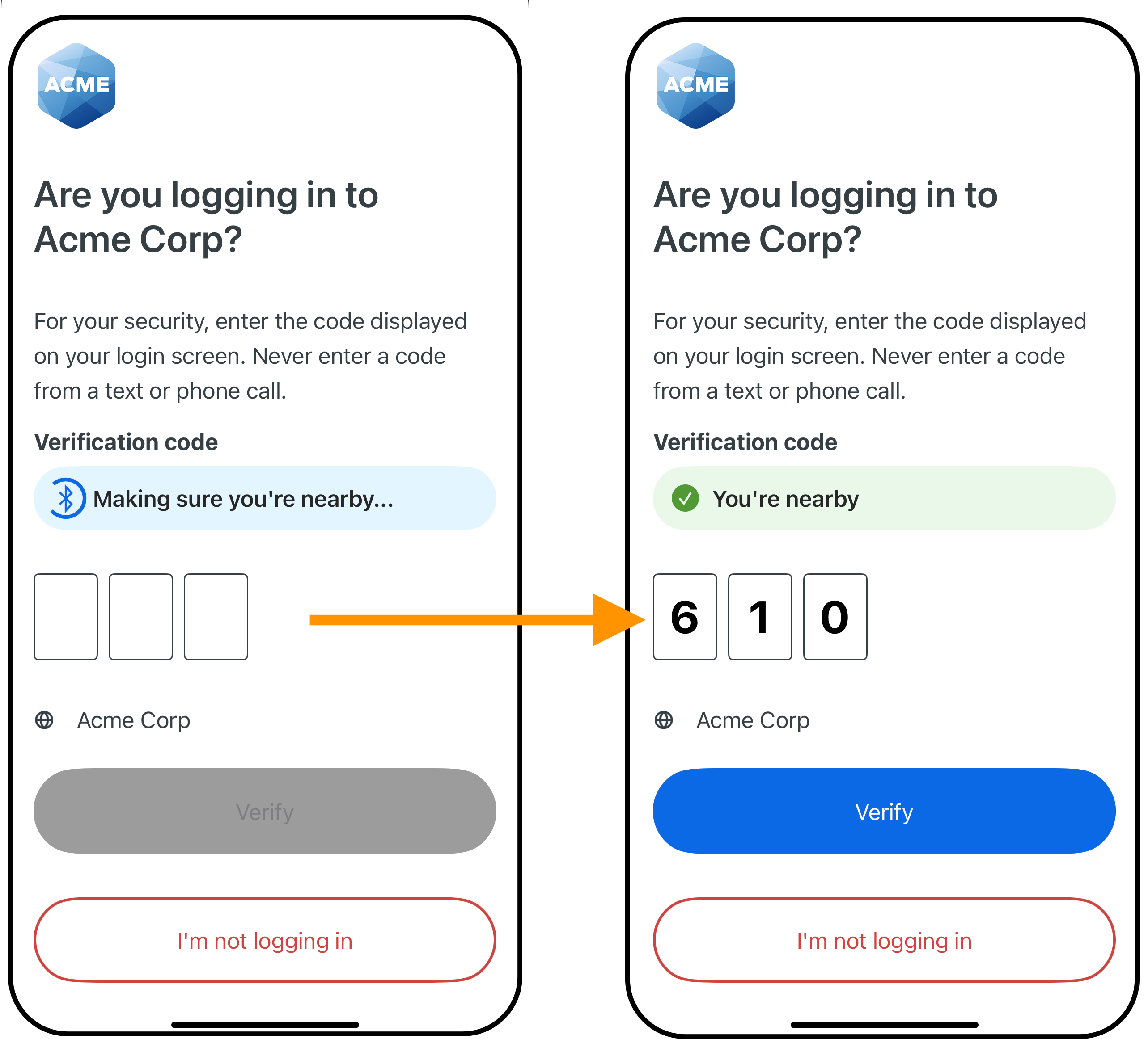 Verified Duo Push with Bluetooth Autofill