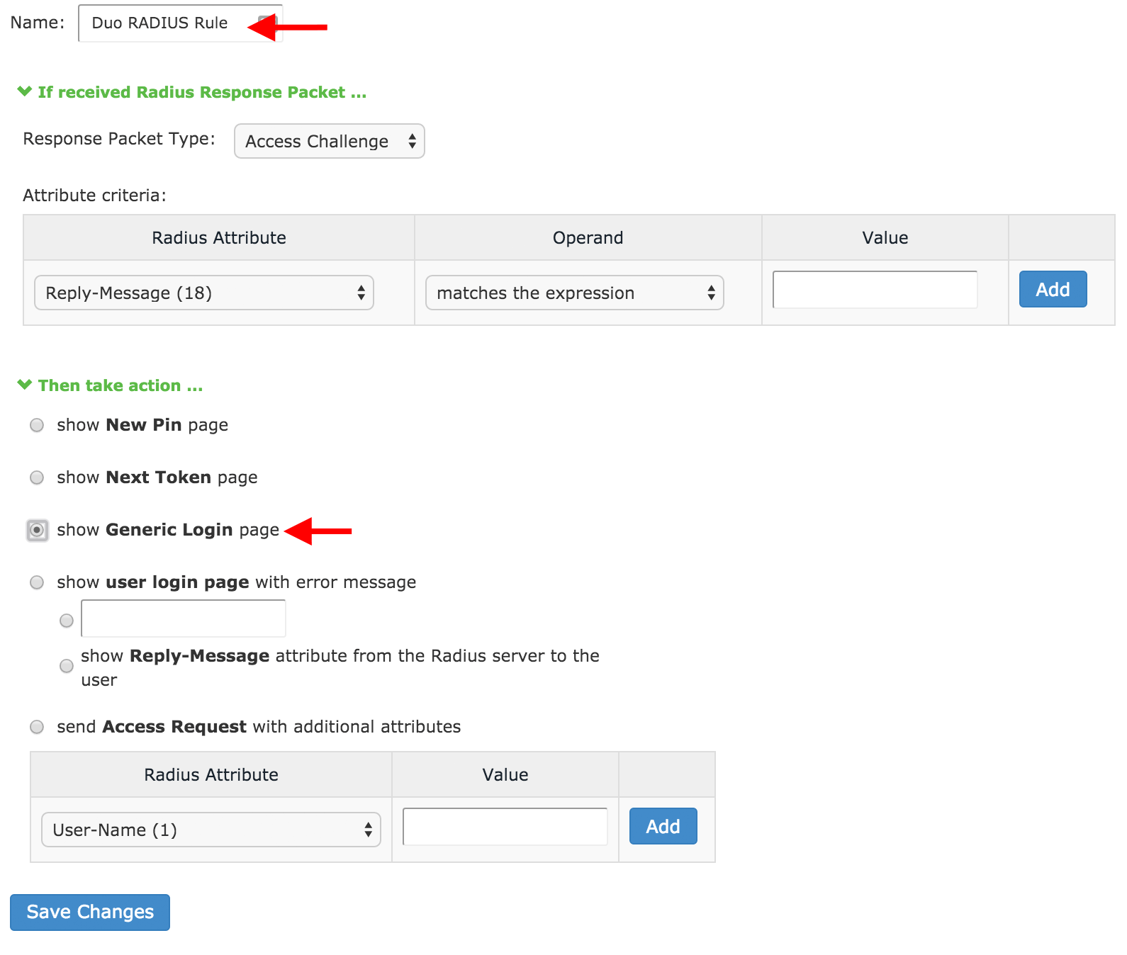 Juniper Alt Radius Rule