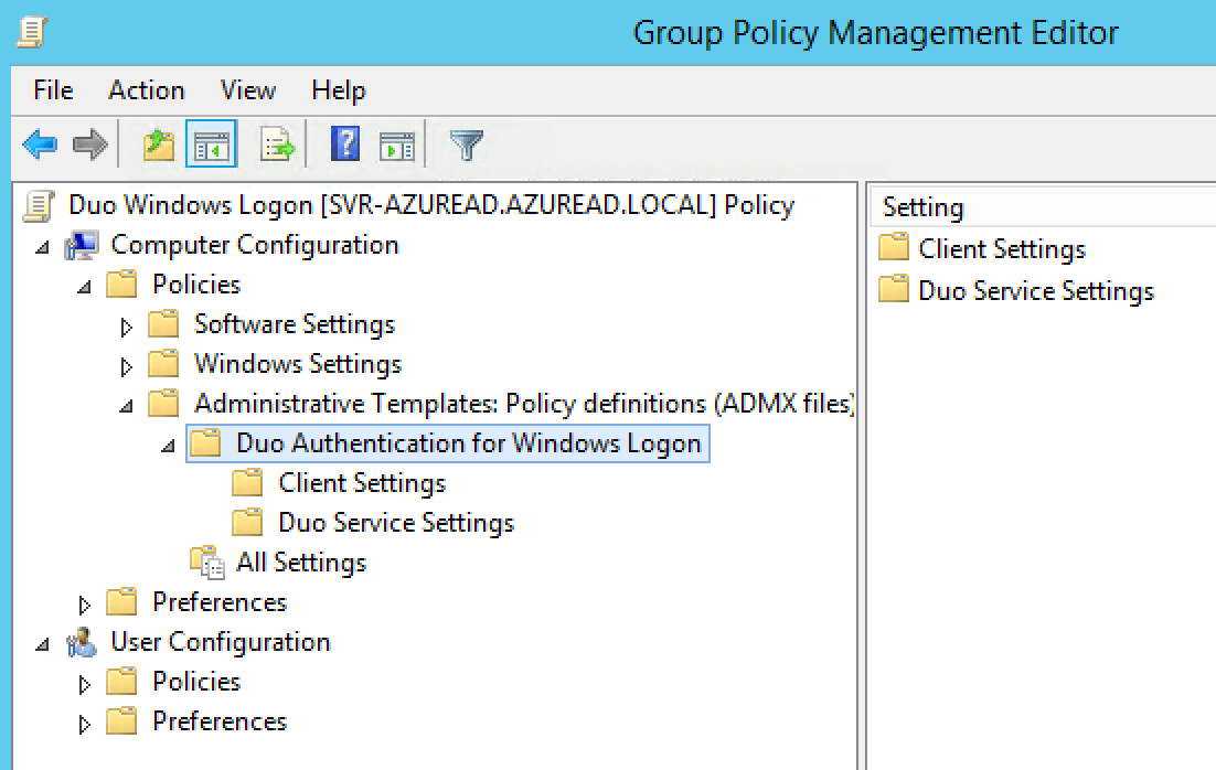 Group Policy Editor