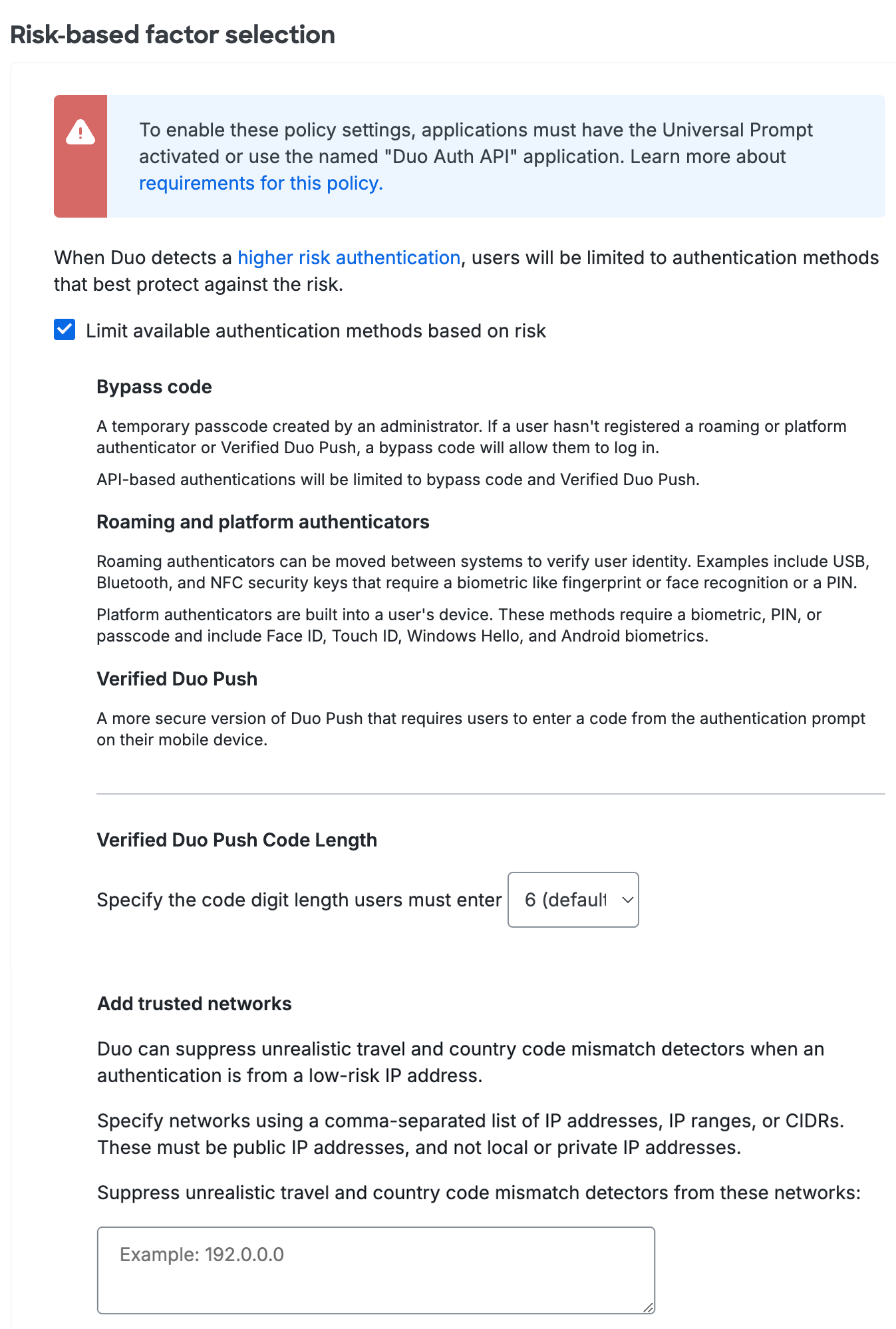 Duo Risk-based Factor Selection Policy