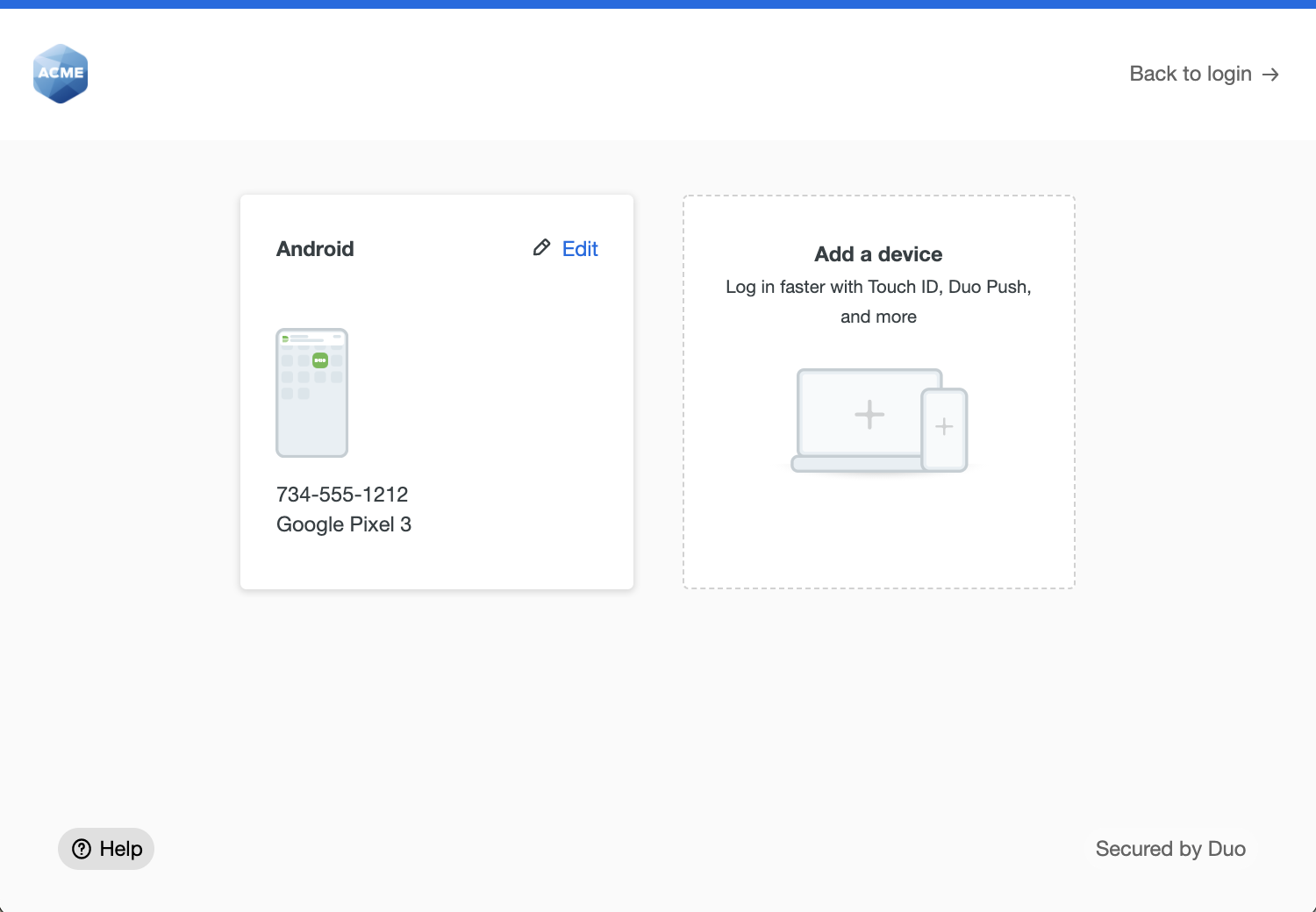 My Settings & Devices