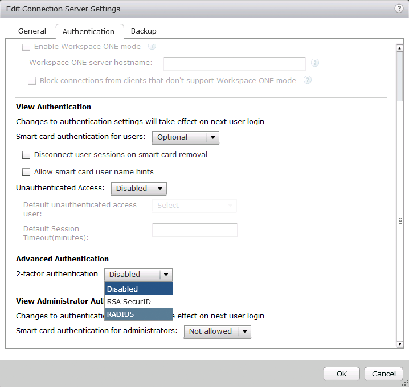 Enable RADIUS Authentication