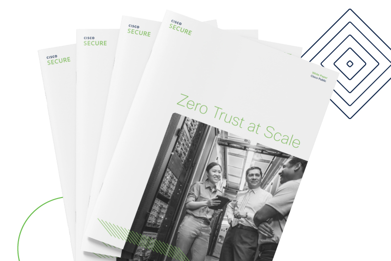 Zero trust at scale eBook cover