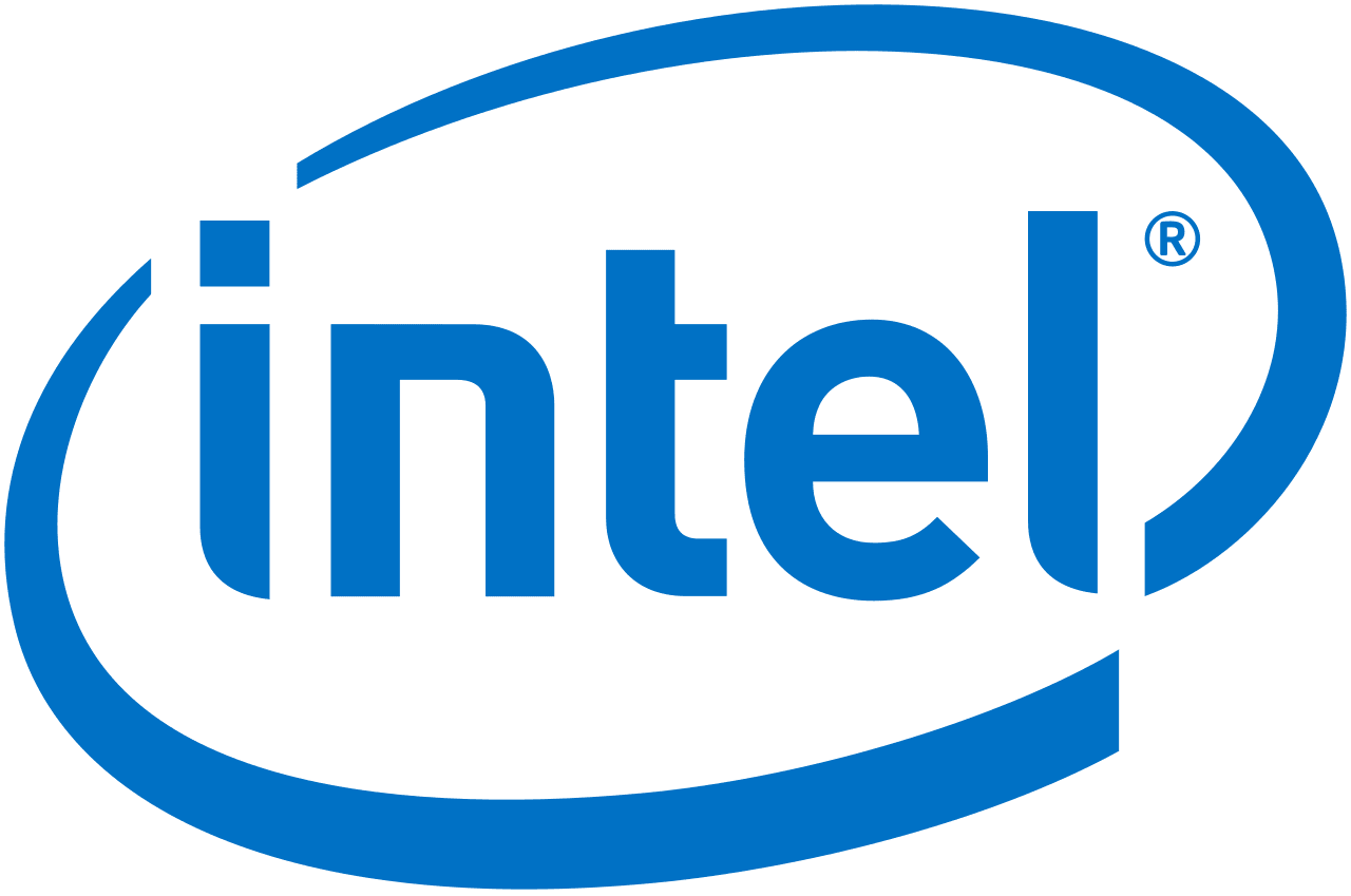 Intel logo.